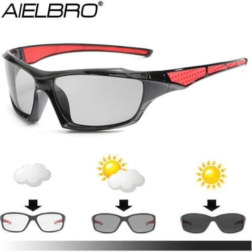 Photochromic Sunglasses Mens Glasses Bike Bicycle Sunglasses Chameleon Cycling Glasses Polarizing Glasses 2020 gafas ciclismo