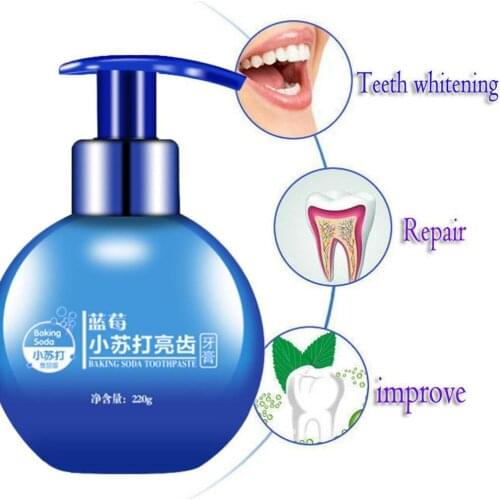 Intensive Stain Removal Whitening Toothpaste Fight Decay Natural Toothpaste Flavor Tooth Strengthen Prevent Bleeding Fruity O4U1