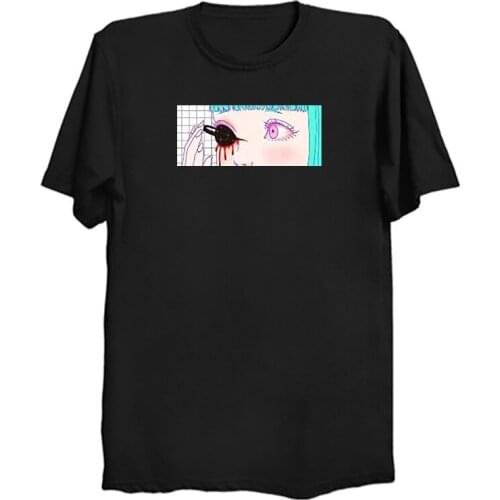 VAPORWAVE Gross Aesthetic Anime Manga Otaku COOL 2019 Summer New Brand T Shirt Men Hip Hop Men T-Shirts Casual