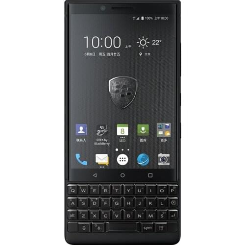 Unlocked Original blackberry key2 mobile phone 12 MP camera 6GB RAM+64GB ROM 6GB RAM 128GB ROM Single sim Android phone