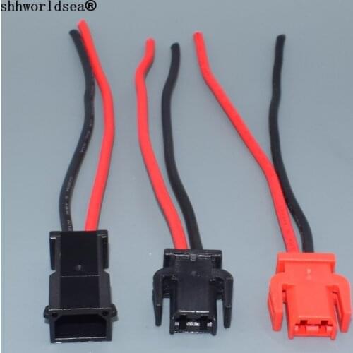 Shhworldsea Auto 2 Pin Female Male ABS Sensor Connector Door Light Lamp Socket Use For VW 893 971 632 893 971 992