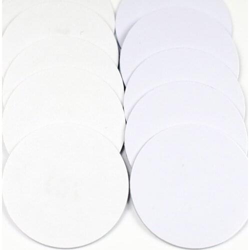 10pcs 25MM 13.56Mhz NFC 213 Sticker Adhesive Coin Cards 3M Tags For All NFC Phones
