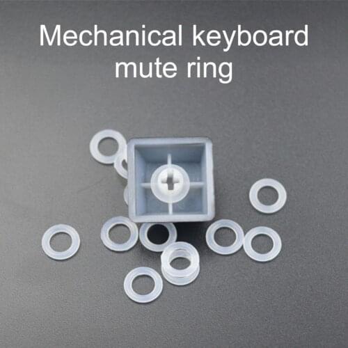 120Pcs/Bag Universal Practical O Ring Silicone Key Caps Keyboard Switch Dampeners Accessories