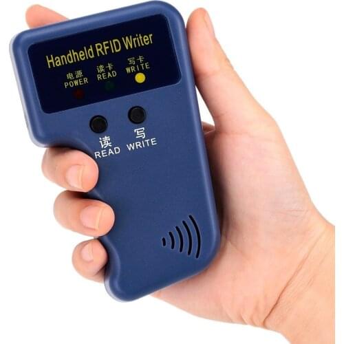 125KHz Programmer RFID Prox H-ID Cloner Duplicator Card Copier Reader Writer + 5pcs T5577 EM4305 Writable Token Keytag Keyfob