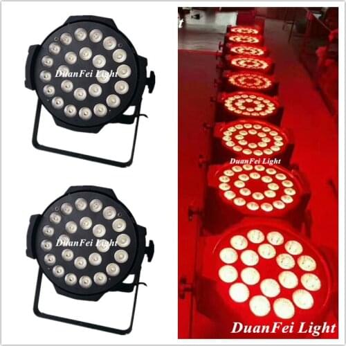 30pcs IP20 Stage Uplight Spot Wash 24x15w Led Par RGBWA 15W For Disco Nightclub Ktv Used