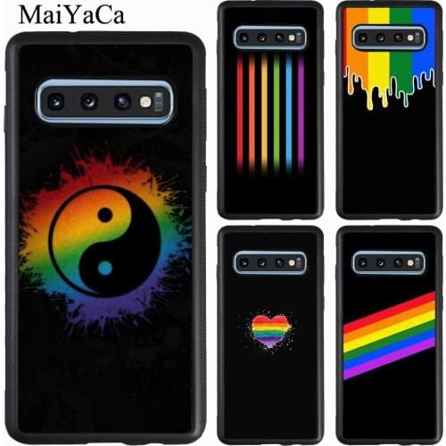 Gay Pride Rainbow Flag Case For Samsung Galaxy S20 Plus S10 S9 Note 20 Ultra A51 A71 A31 A21S A20e A40 A50 A70 M31