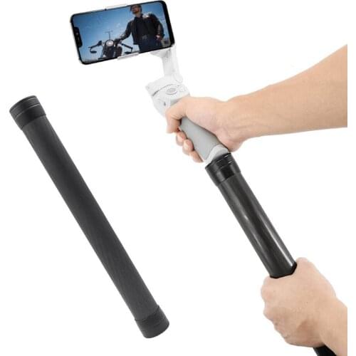 OSMO Mobile 4 Stabilizer Extension Rod Holder Grip Black For DJI OM4 OSMO Mobile 3 4 expansion Accessories