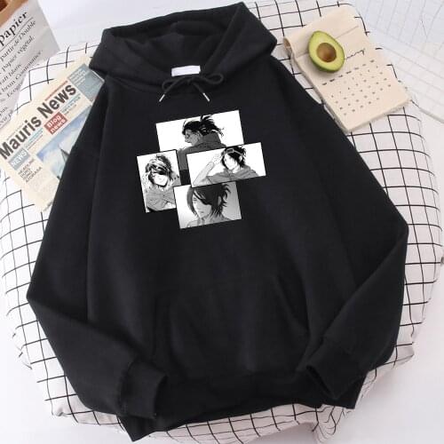 Hot Sale Hanji Zoe Attack On Titan Printing Soft Brand Sportwear Mens Sweatshirt Thermal Vintage MenS Hoodie Large Size Hoodies