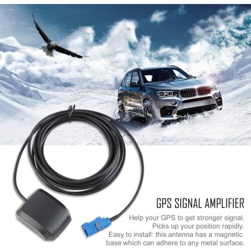 GPS Antenna Fakra MFD2 RNS2 RNS 510 MFD3 RNS-E For VW Skoda For Benz For Audi Car GPS Position Locate Receiver & Antenna