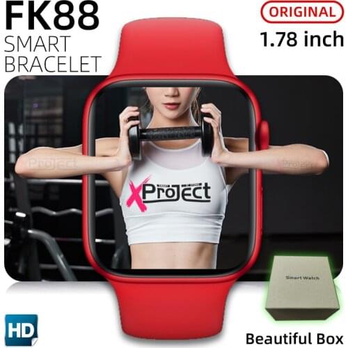 Iwo FK88 Smart Watch Call Smartwatch 2021 Men 1.78 Inch GPS Position Bluetooth Heart Rate Monitor pk FK78 HW12 X6 W26 W34 W46