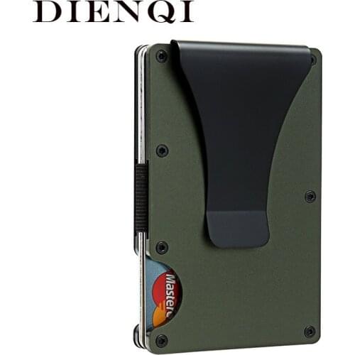 Custom Wallet Rfid Metal Card Holder Men Wallets Laser Customized Original Gift Slim Thin Wallet Personalized Gifts For men 2021