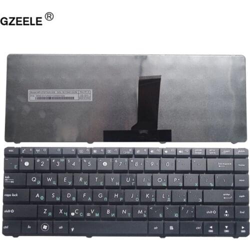 GZEELE RU keyboard for ASUS A42 A83S A84S X42J A42J X43 X44H X84H K43S K43T K43E P43 P31 P31K PR04J X42J RUSSIAN VERSION black