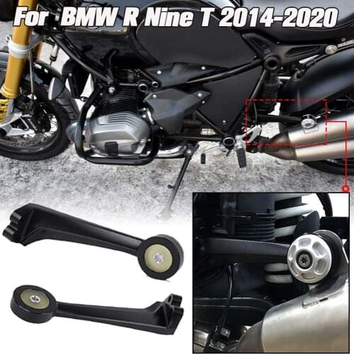 RNineT CNC Exhaust Muffler Pipe Bracket Mount Holder for 2014 2015 2016 2017 2018 2019 2020 BMW R Nine T R9T R9 T Accessories