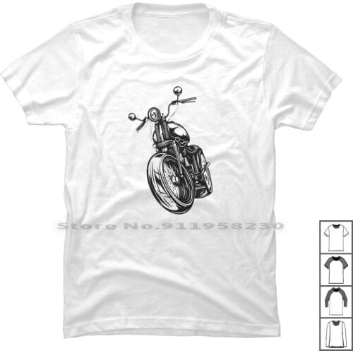 Motorcycle T Shirt 100% Cotton Motorcycle Cartoon Movie Motor Cycle Comic Tage Game Age To Ny Me