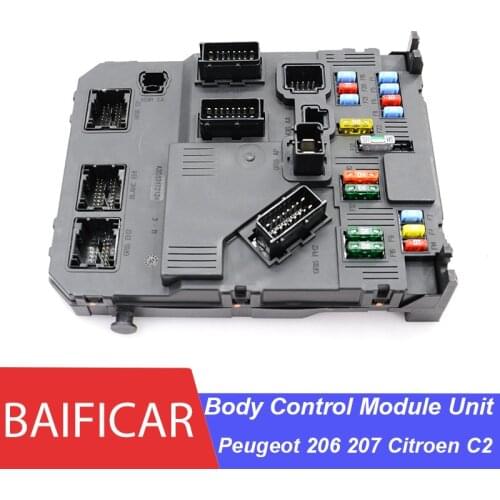 Baificar Brand New Genuine E02-00 BSI Body Control Module Unit ECU Fusebox 9657999780 S118085220F For Peugeot 206 207 Citroen C2