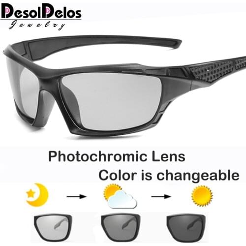 Photochromic Sunglasses Polarized Men women driving change color goggles Photochromic sun glasses Oculos De Sol B1824