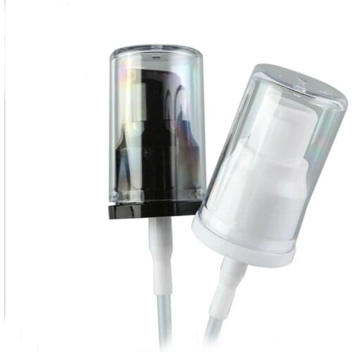 20/410 black lotion emulsion press pump plastic glass bottle serum lotion foundation recovery skin care packing