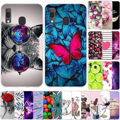 TPU Case for Samsung Galaxy A20 Case Back Cover Silicone Cartoon Cute Phone Case for Samsung Galaxy A30 Cover Funda Coque Capa
