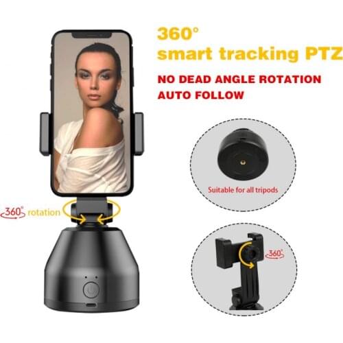 ABS Plastic Smart AI Gimbal Personal Robot IA Face Tracking Mobile Phone Stand Face Cameraman 360° Rotation Dropshipping