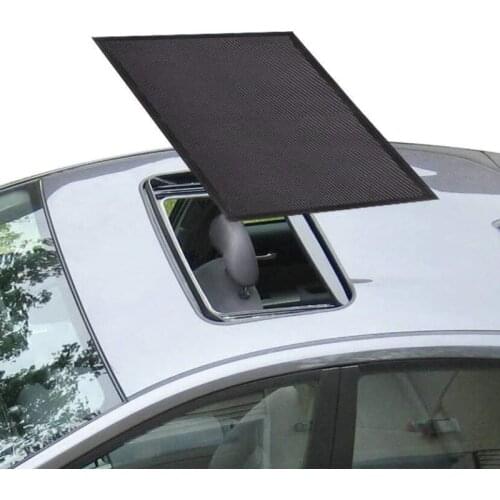 1 Pc Car Sunroof Magnetic Sunshade Mesh Net Anti-mosquito Universal Auto Roof Cover Sunscreen Insulation Gauze Curtain Sunshade