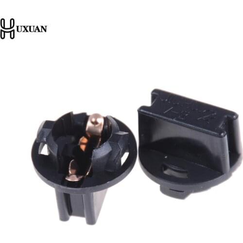 10PCS T10 Socket Dashboard Instrument Panel Socket T10 W5W 168 192 194 Twist Lock Wedge Bases Lamp Dash Bulb Plug black