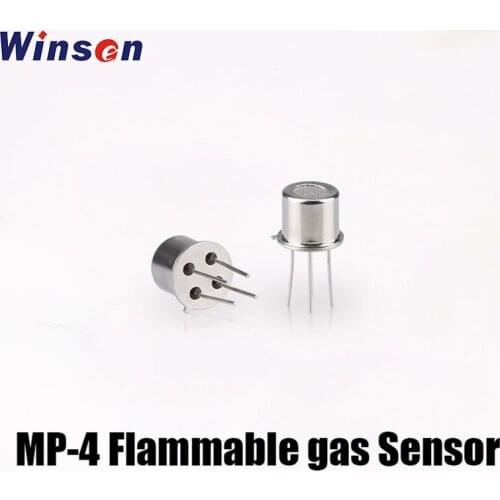 10PCS Winsen MP-4/MP-5 Flammable Gas Sensor Small Size Lower Consumption High Sensitivity Easy Circuit Big Signal Output