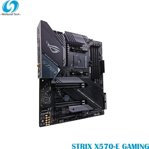 100% Working Gaming/Mining Motherboard for ASUS for X570-E Gaming PCIe 4.0 Sync RGB 2.5 Gbps and Intel Gigabit LAN, WIFI 6