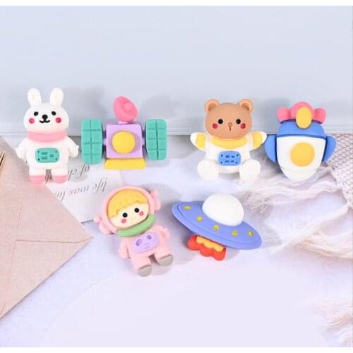 30pcs/lot Resin Kawaii Cartoon Ice Cream Flat back Cabochons for Phone Hair bow Decoration Scrapbooking DIY Embellishment