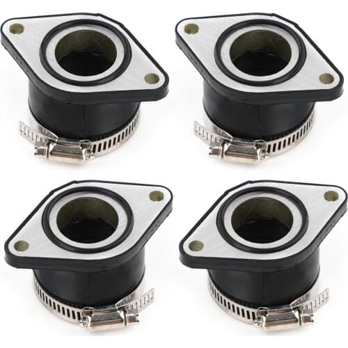 Artudatech 4 PCS Carburetor Intake Boot Carb Fit for Suzuki GS850 G GL 13110-45100 13120-45100 Motorcycle Accessories Parts