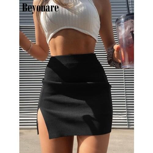 Женские трикотажные юбки Beyouare China At AliExpress