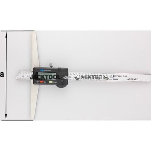 150mm 6" stainless steel Digital depth caliper with 150mm Wide Base/ 150mm measuring jaw Digital depth gauge