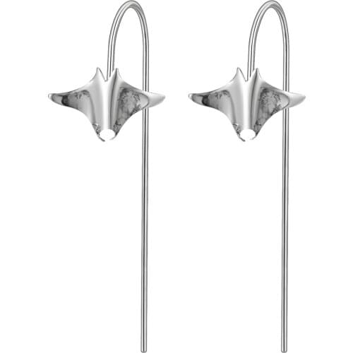 Cxwind New Design Animal Stud Earrings for Women Geometric Ocean Earrings Minimalist Scuba Diver Jewelry Accessories brinco