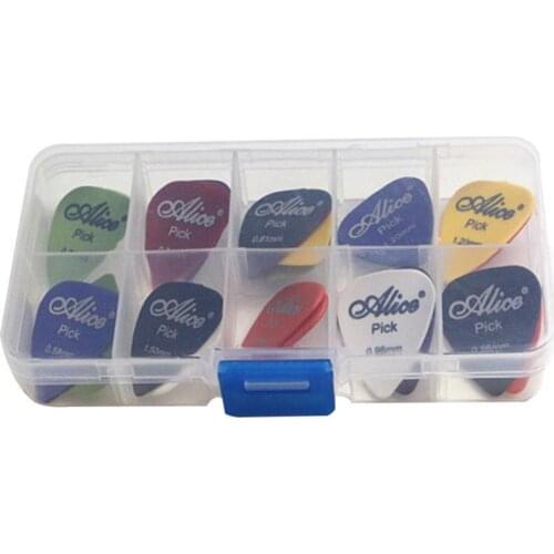 50% Hot 100Pcs Guitar Pick Lightweight 6 Thickness Assorted Acoustic Ballads Electric Guitar Picks Plectrum Guitar Accessories