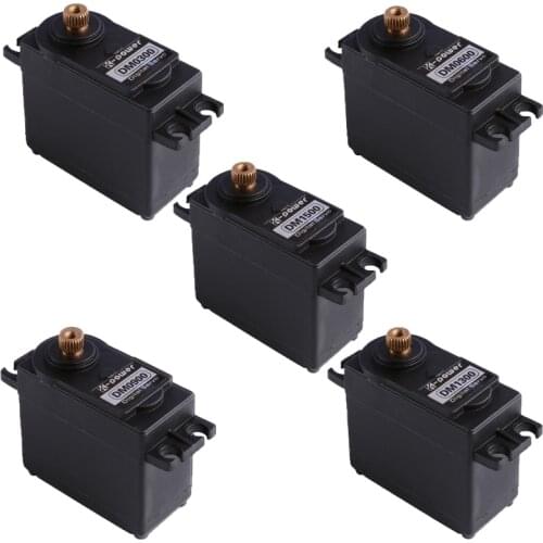 K-power DM300/DM0600/DM0900/DM1300/DM1500 3KG/6KG/10KG/13KG/15KG Metal Gear Micro Digital Servo Motor for RC Car Toys Hobbies
