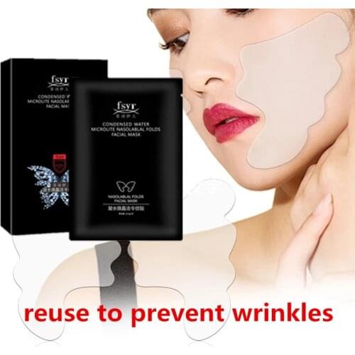 Reusable Silicone Wrinkle Forehead Invisible Anti-aging Face Pad Eye Mask Patch Nasolabial Folds Film Forehead Skin Lifting