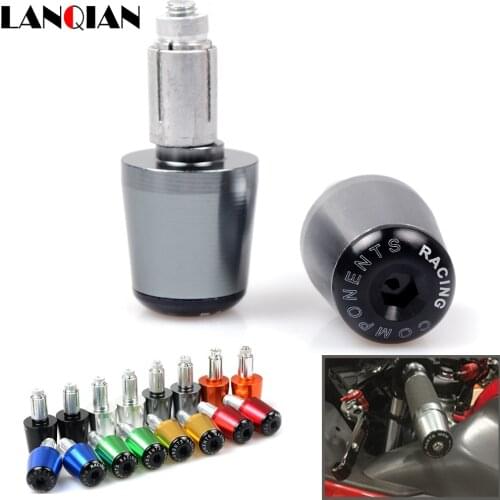 7/8'' 22 mm CNC motorcycle handlebar handle bar grips ends for yamaha tmax 500 xp500 2008 2009 2010 2011 ybr 125 2005-2008