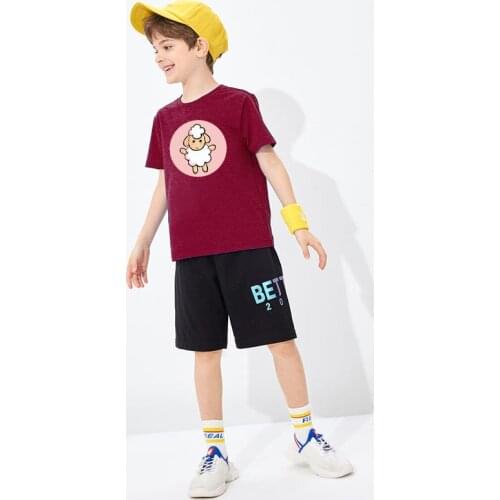 New Boys Casual Tshirt Childrens T-shirt Girls Eid al-Adha Summer Clothing Baby Tee Shirt Tops Cartoon Print Infant Kids Tshirt