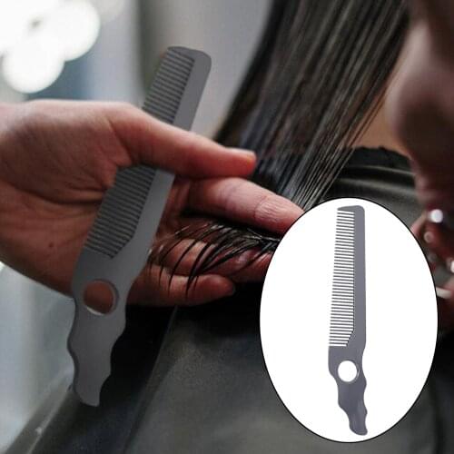 Professional Hair Clipping Cutting Comb Hairdressing Home Barber Haircut Combs Round Hole Design for Women Men