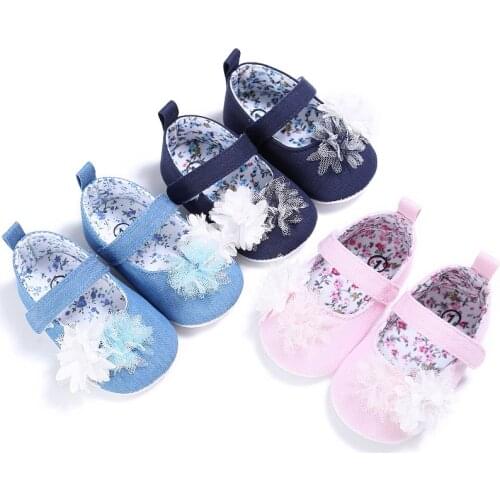 Spring and Autumn New 0-1 Female Baby Shoes Princess Shoes Soft Bottom Baby Toddler Shoes