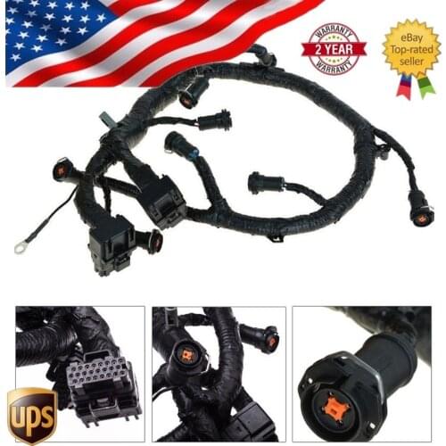 AP03 5C3Z9D930A For Ford Diesel Powerstroke Excursion F250 F350 F450 F550 250 350 450 550 F V8 6.0L Fuel Injector Wiring Harness