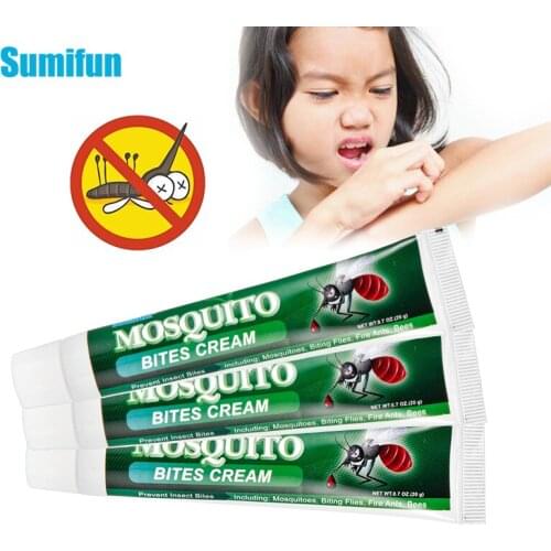 3pcs Sumifun Mosquito Repellent Cream Mint Extract Antipruritic Ointment Summer Refreshing Insect Bite Skin Anti Itching Plaster
