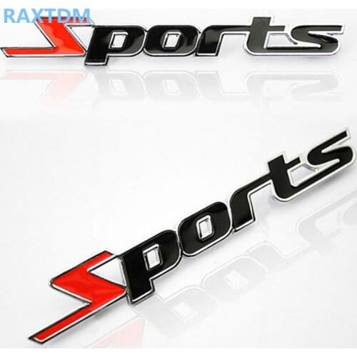 3D Metal Car Stickers Sport for Lada Priora Sedan sport Kalina Granta Vesta X-Ray XRay