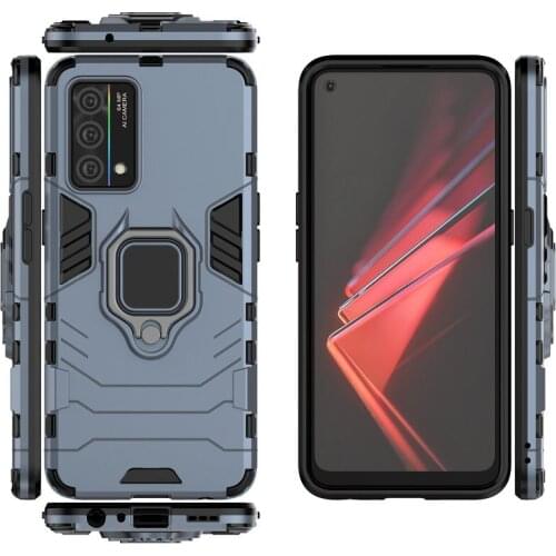 3D Ring Armor Case for Realme GT Master Edition 5G RMX3360 6.43" Car Holder Phone Back Cover
