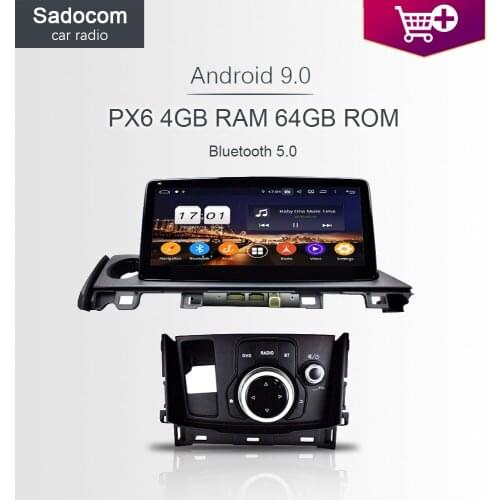 PX6 DSP 10.25" Android 9.0 8 Core + 4GB + 64GB Car DVD Player Stereo GPS Glonass RDS autoradio Bluetooth For Mazda 6 2017 2018