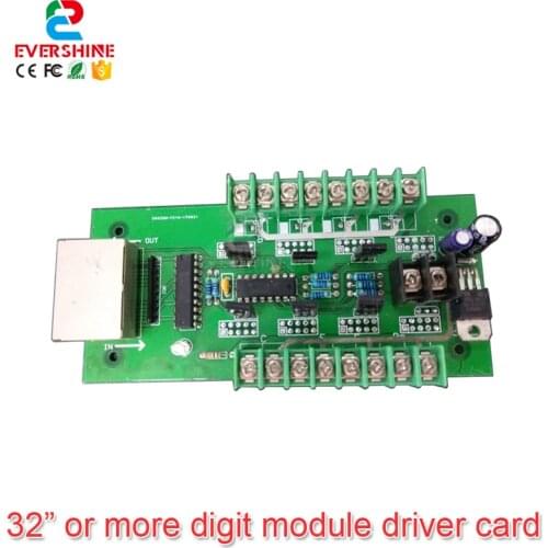 Big digital numbers module driver card use for 52 inch or more LED digital number module gas oil price LED sign control card