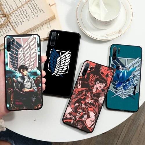 Attack on titan Anime japan Phone Case For Huawei Honor NOVA inova Y 4 5 6 7 8 9 A C E X I v 20 30 s p II pro PLAY lite