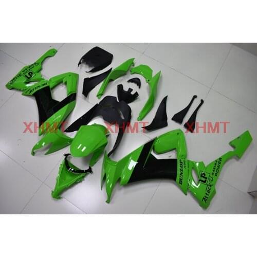 For Ninja ZX 10r 2008 - 2010 Fairings ZX10r 2008 Full Body Kits for Kawasaki ZX10r 2010 Green Black Bodywork