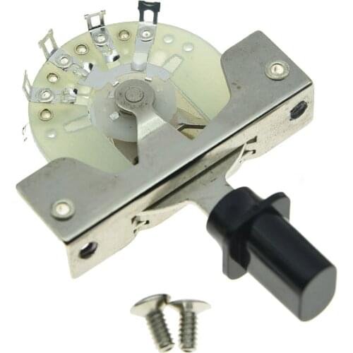 Strat Tele Telecaster 3 Way Guitar Pickup Selector Switch CRL Style Switches With Black Tip