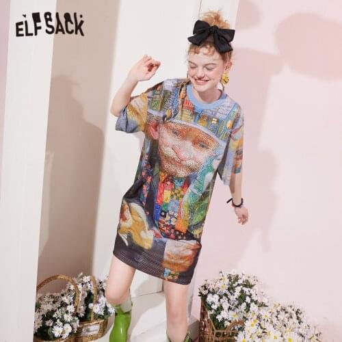 Летние платья больших размеров ELF SACK China At AliExpress