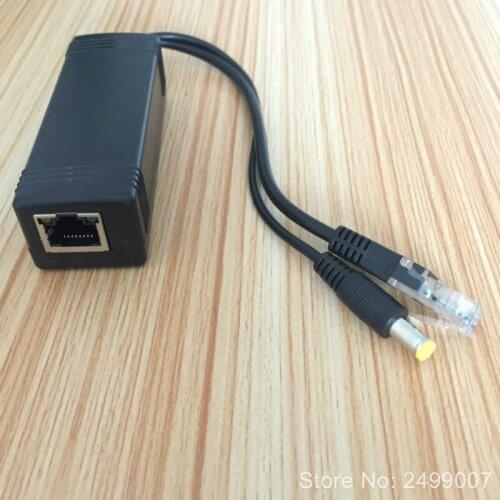 Lihmsek Good Quality POE Splitter for IP Cameras and Mini IP PTZ Cameras Power Over Ethernet IEEE802.3at PoE standard